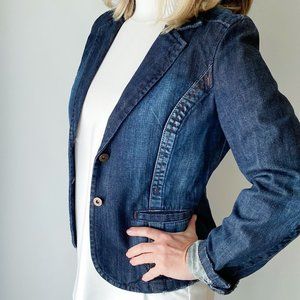 Tristan & Iseut distressed jean jacket